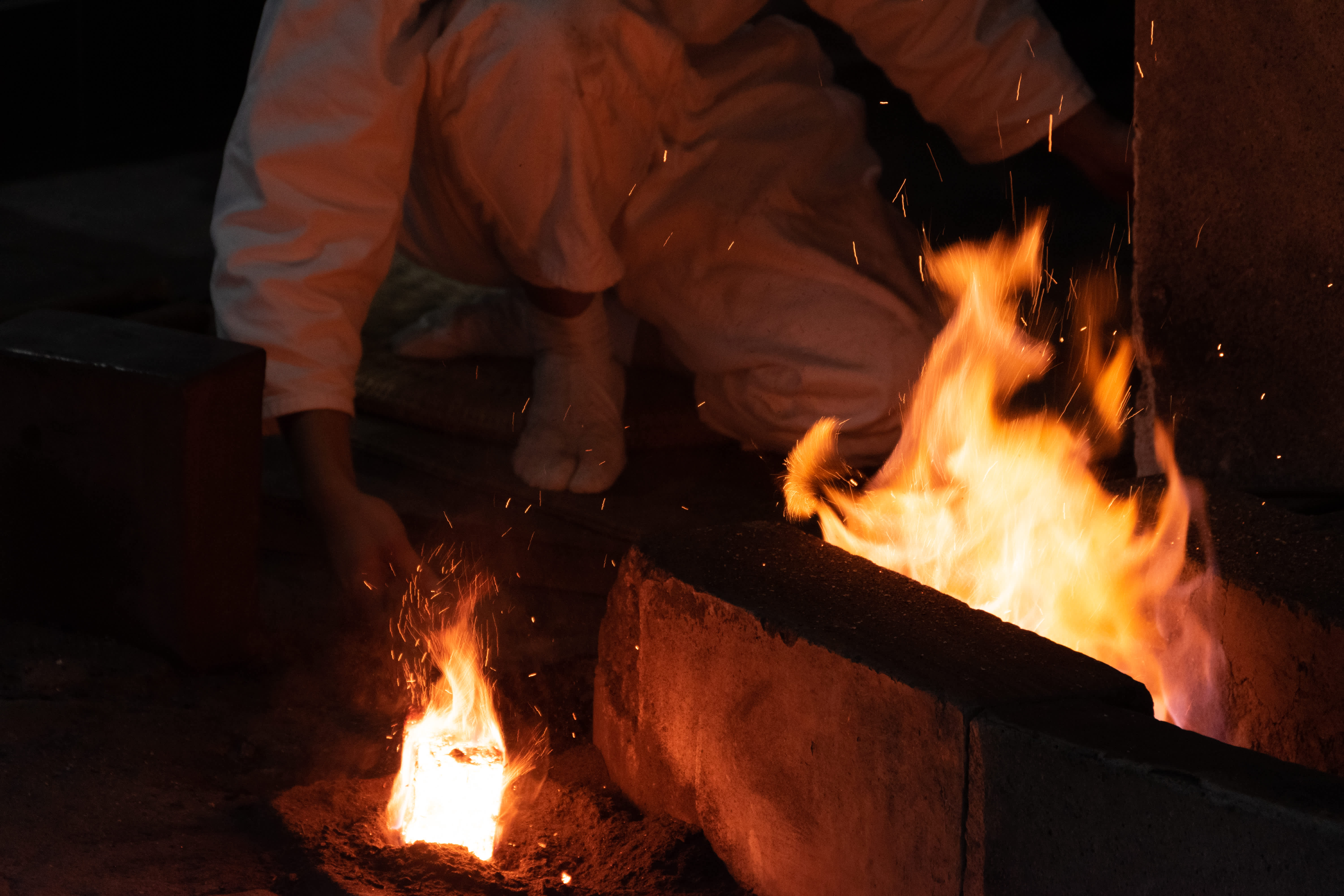 forge japonaise et atelier de fabrication de couteau traditionnel au Japon