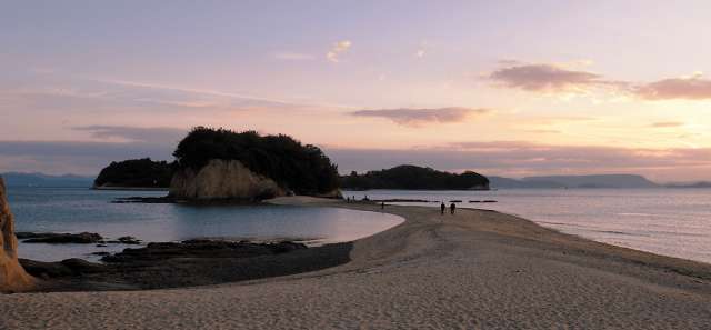 Shodoshima Island situated in the calm Seto Inland Sea