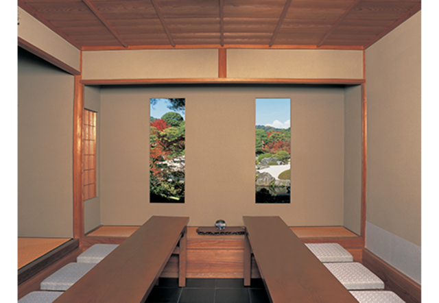 tea house picture at Adachi Museum of Art in Shimane Prefecture