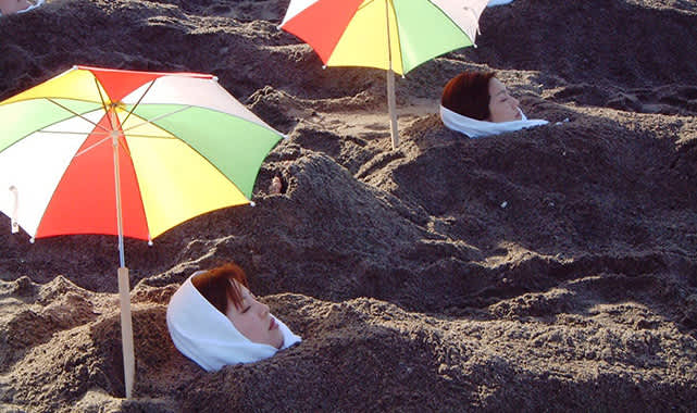 Sand bath or Steaming sand bath