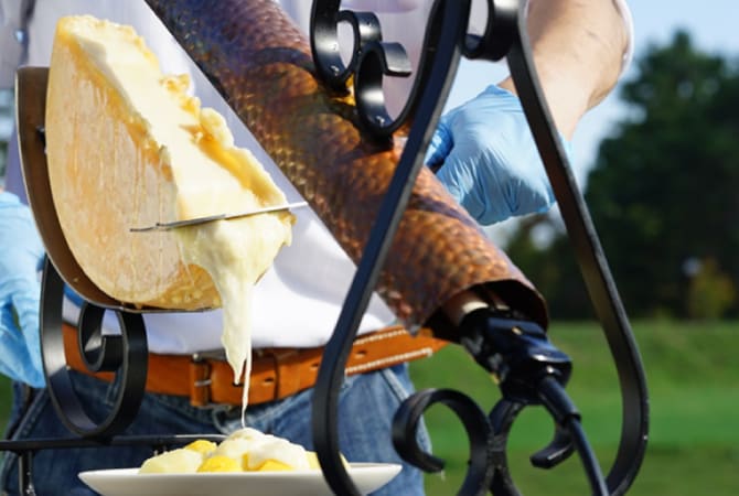 Raclette Hokkaido-Style