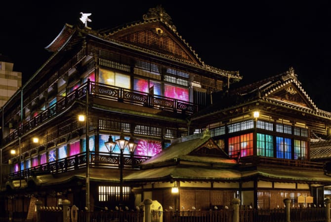 Dogo Onsen, one of the oldest hot spring areas in Japan, gets covered in cutting-edge art installations