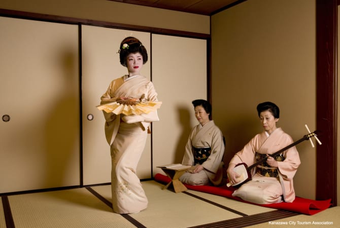 Kanazawa Geisha-aufführung
