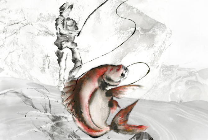 후쿠이에서 도미 낚시