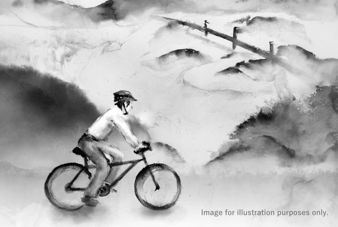 세토 내해 어부와 자전거 관광