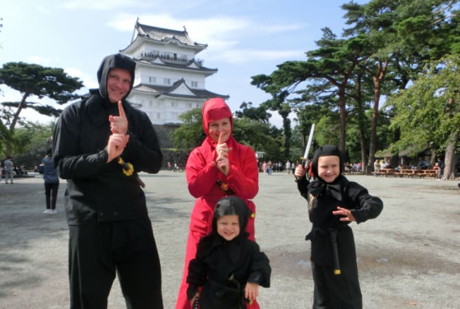 Transform into a Ninja or Samurai