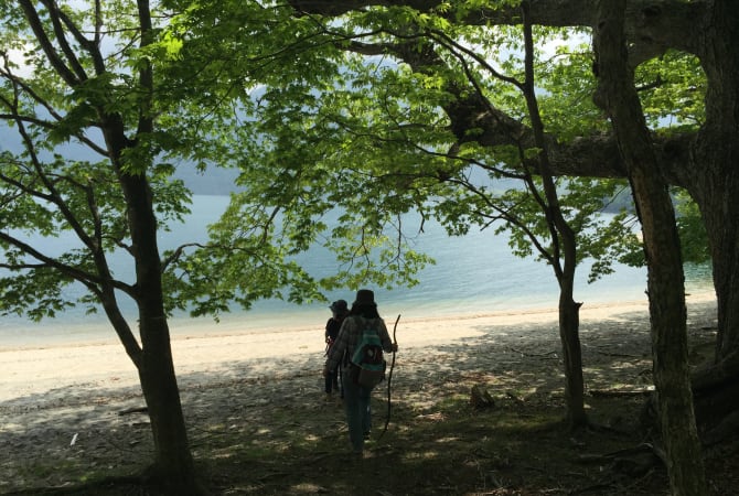 Hiking at Lake Chuzenji