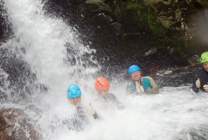 Canyoning in Shiga Kogen