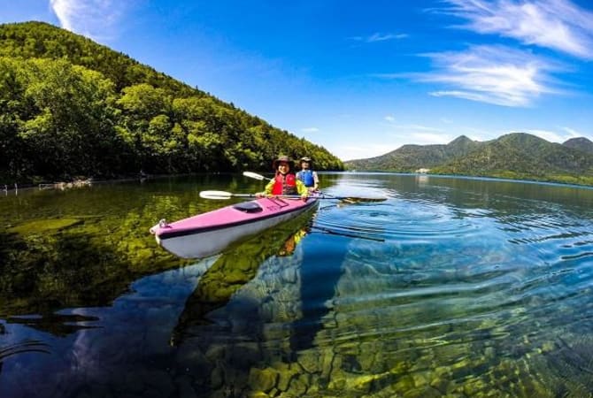 11. Kayak the Sacred Lake of Shikaribetsu in Central Hokkaido and Explore its Natural Beauty
