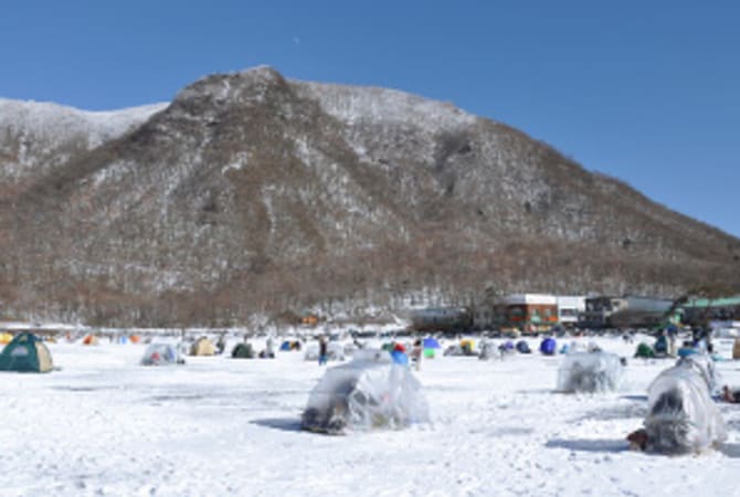 Smelt Fishing on Mt. Akagi