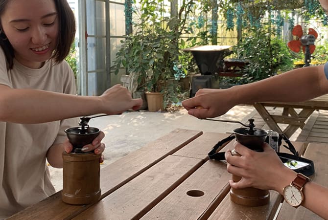Coffee Tasting at Matayoshi Coffee Farm