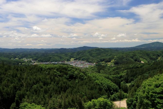 Hang Abukuma, Fukushima, Tohoku, Nhật Bản