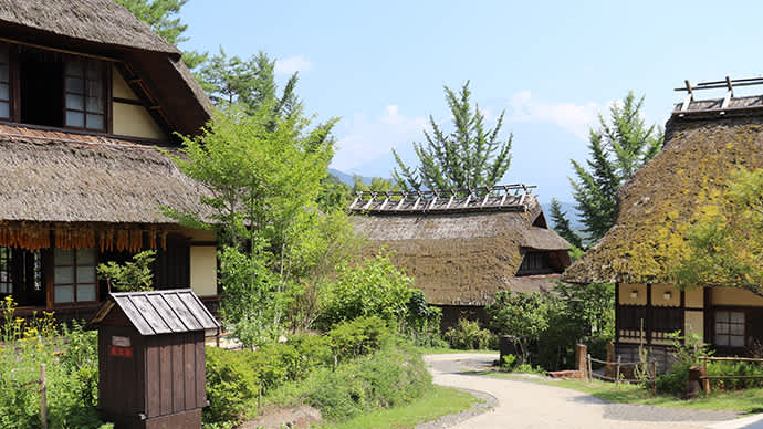 Explore a traditional Japanese landscape at Saiko Iyashi no Sato-Nenba