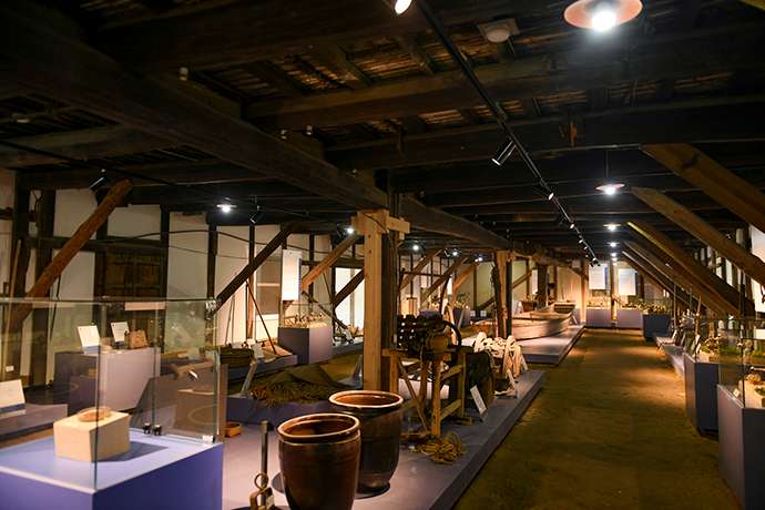 The Ai no Yakata historical museum houses many Important Cultural Properties