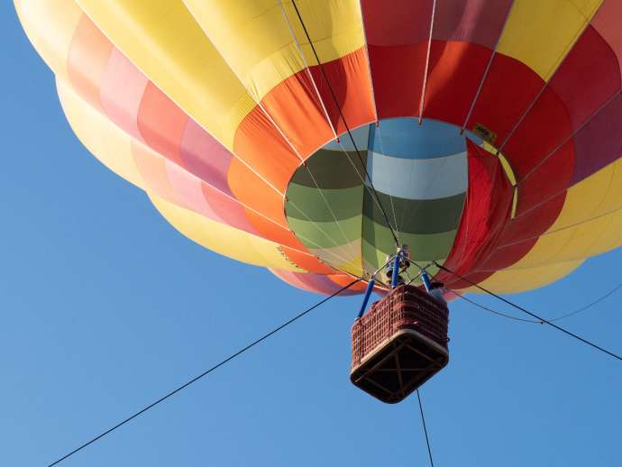 Hot Air Balloons, Japan Snow