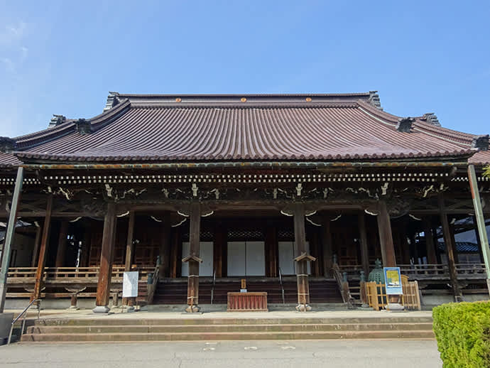 The main temple building was completed in 1849. Photo credit: Hongwanji Kanazawa Betsuin