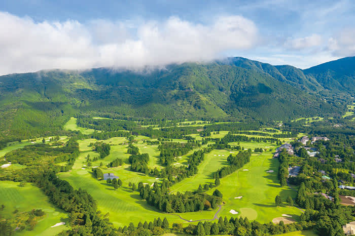 일본 골프장 코스 전경 이미지