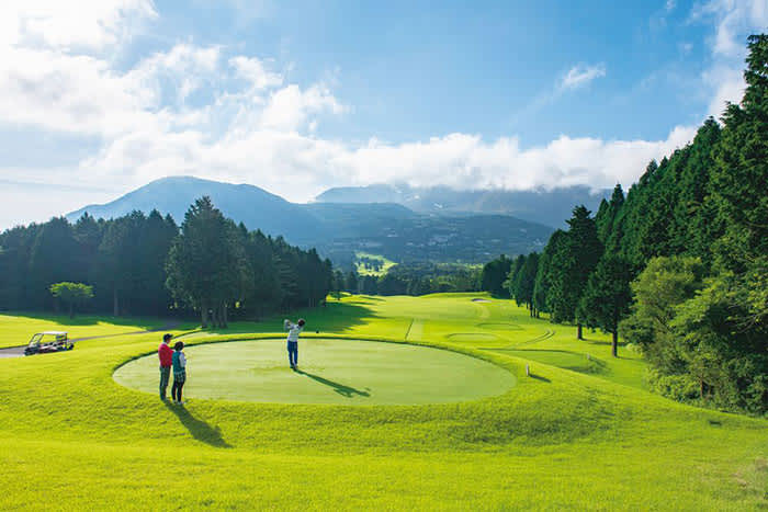 일본 골프 라운드 운영 이미지