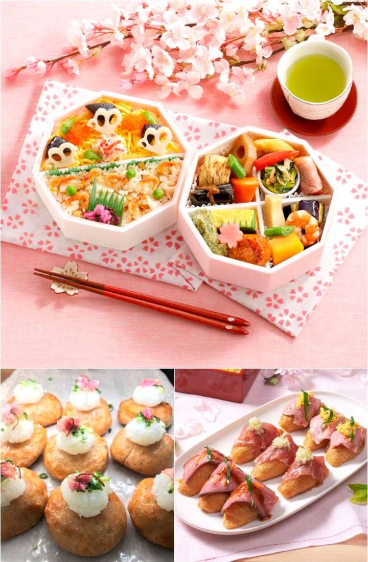 Hanami bentos (lunch boxes)