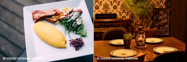 foods and new facilities in glamping resorts