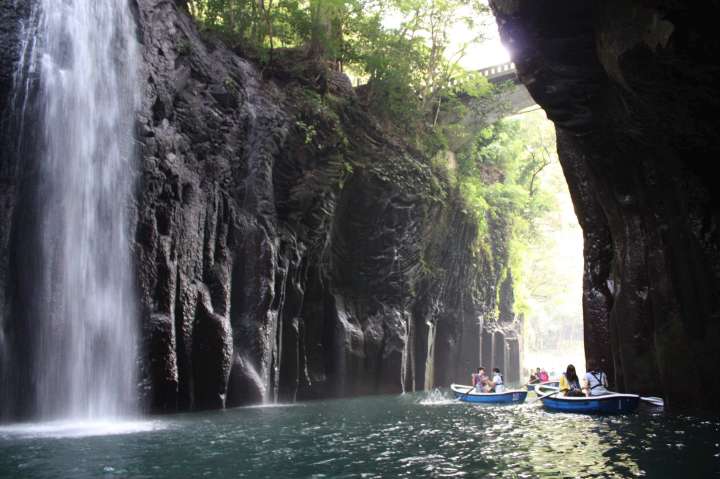 Takachiho Gorge waterfall in japan