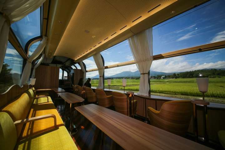 The amazing designs of the interiors of the trains