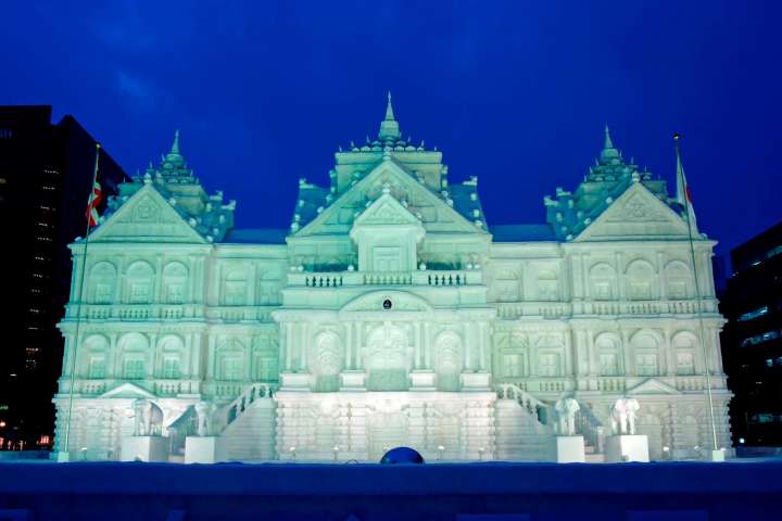 Sapporo Snow Festival in Odori Park, Susukino and Tsu Dome