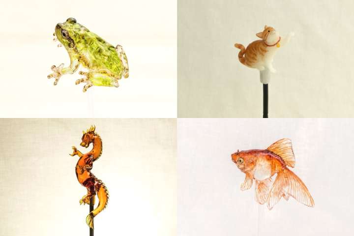 Amezaiku is traditional Japanese folk art of sculpting candy into a variety of shapes as animals and other characters