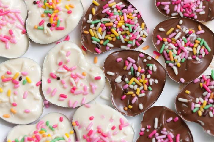 Heart style chocolates