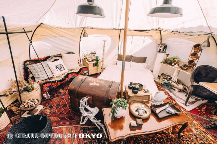 camping in Hoshinoya Fuji resort