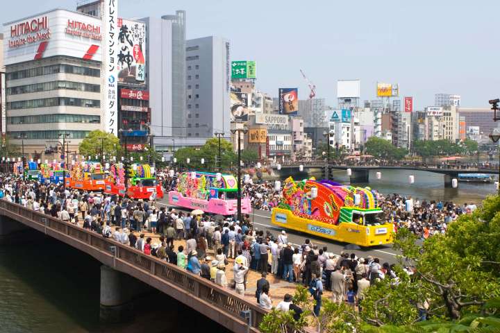 spring summer fest hakata dontaku