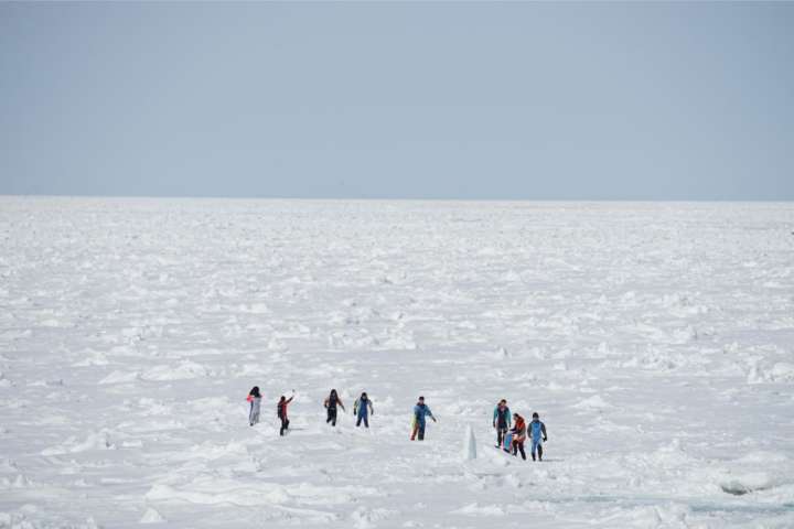 Ryuhyo drift ice walk