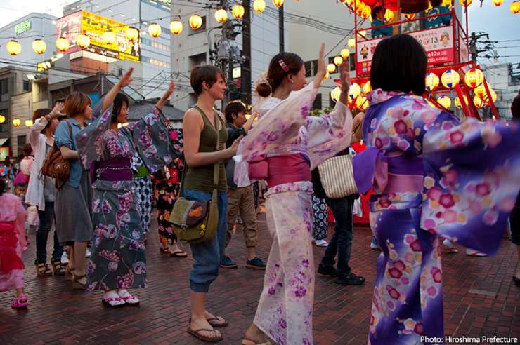 The annual Tokasan festival in Hiroshima