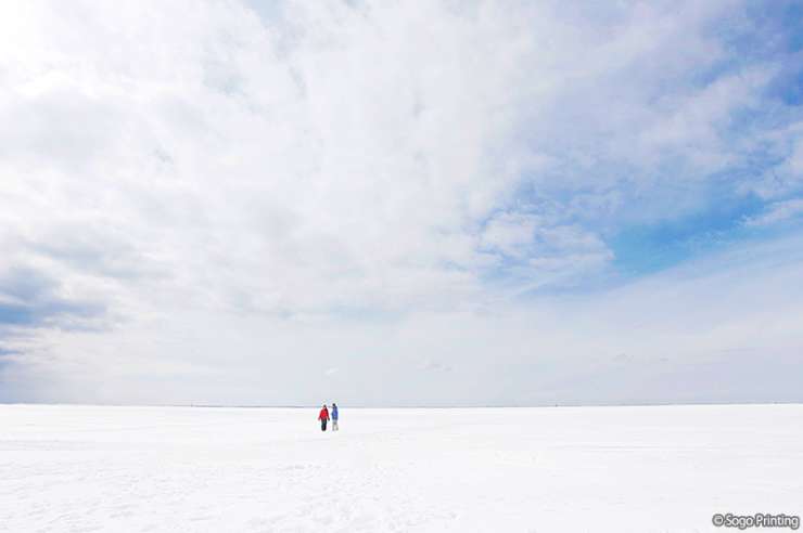 The Notsuke Bay of Betsukai Town in Eastern Hokkaido