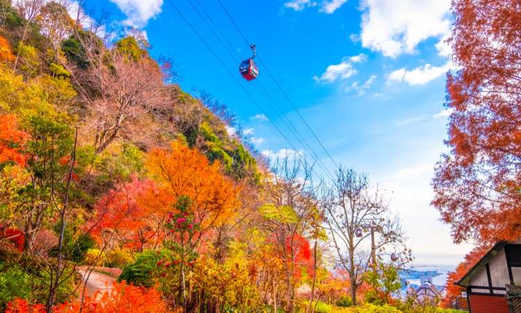 กระเช้าลอยฟ้านุโนะบิคิ (Nunobiki Ropeway) , เฮียวโกะ (Hyogo)