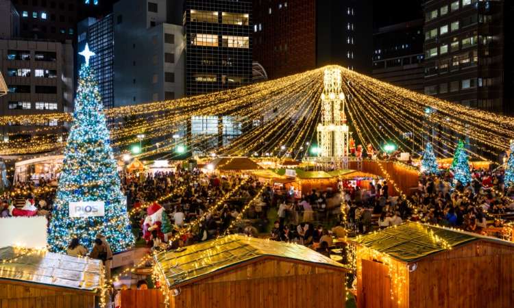 ตลาดคริสต์มาส ฮากาตะ (Hakata Christmas Market)