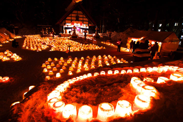 Festival Yukitoro de Jozankei Onsen