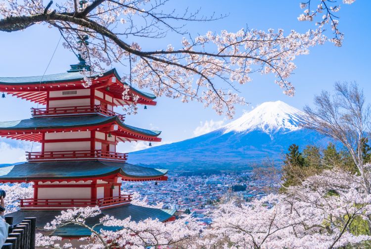 best places to visit japan april