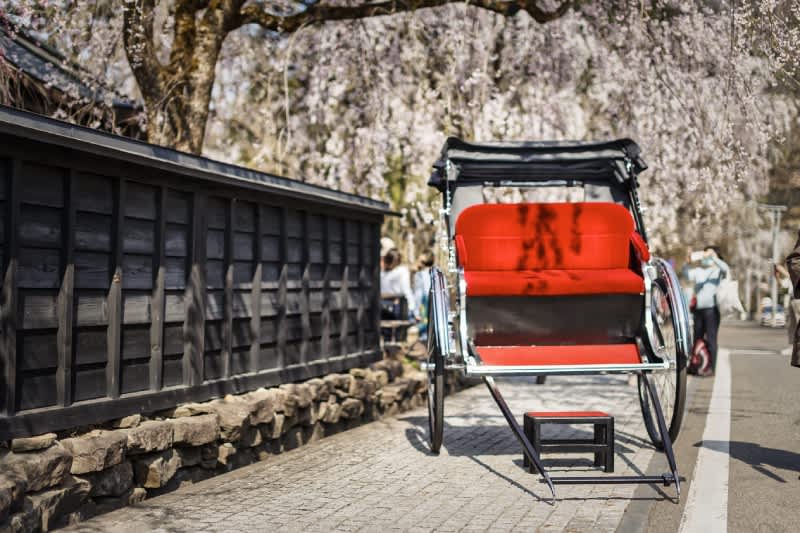 bukeyashiki street cherry blossom