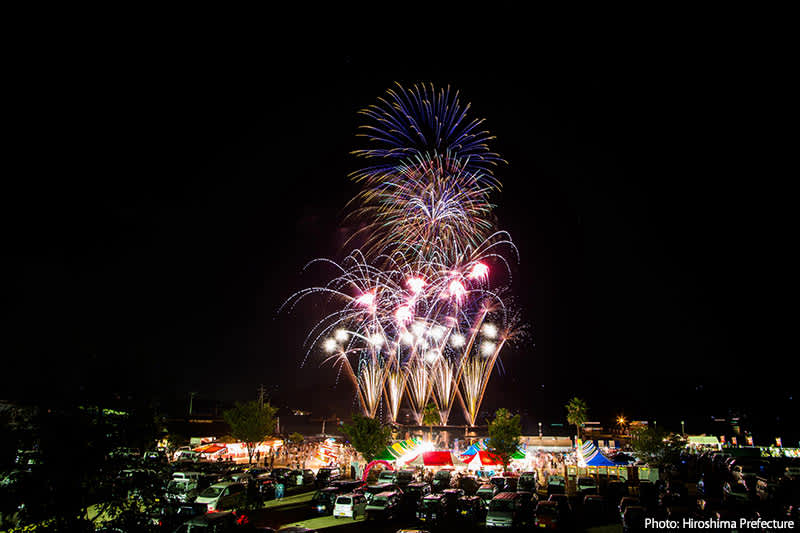 Firework in Innoshima Island