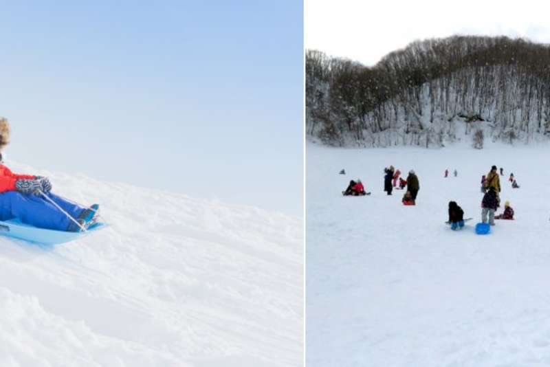 Jozankei Mikasa Ski Resort's wide and gentle slopes for kids
