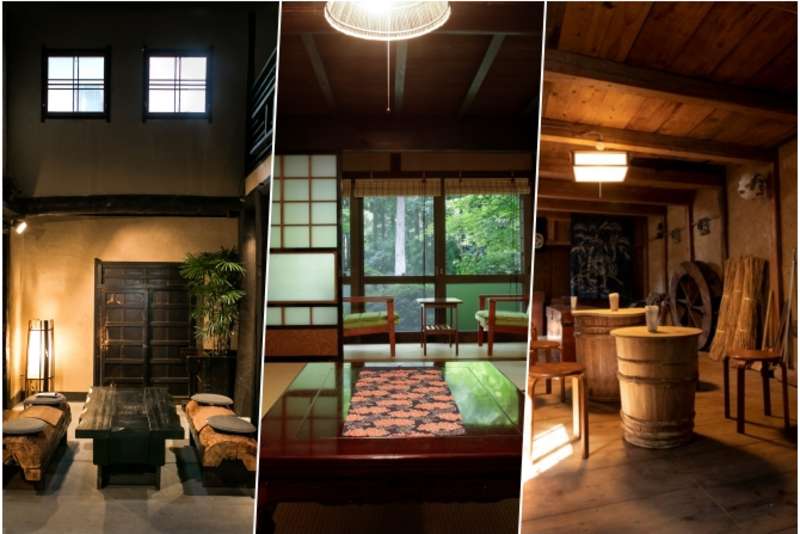 Star Hotel Natural Wood Guestroom Bath room Amenities Set Series in Light  Brown