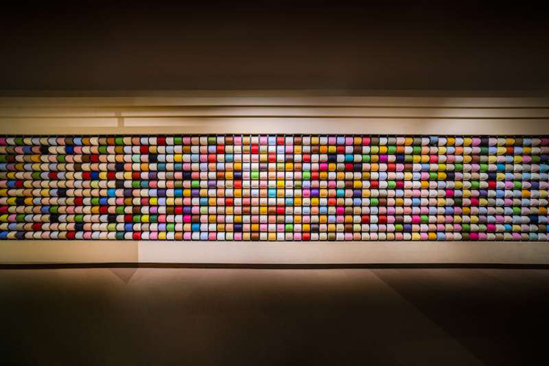 towel museum yarn wall