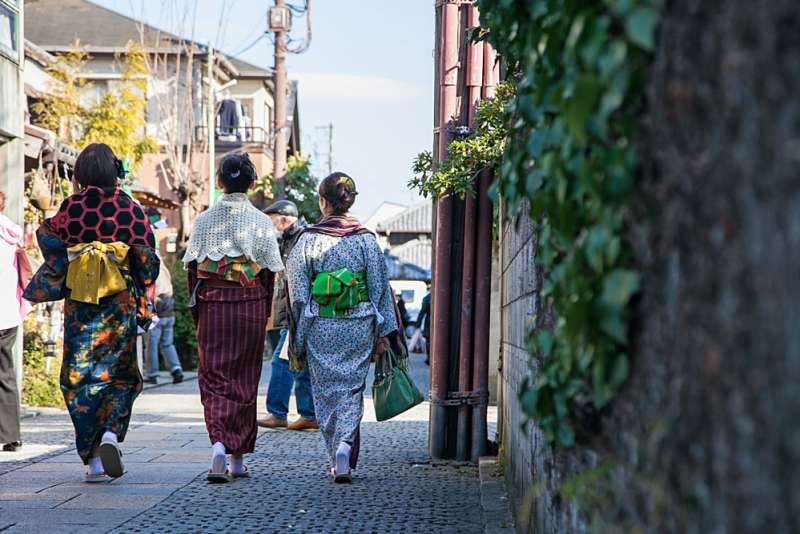 Several shops in Kawagoe that offer kimono rental for visitors