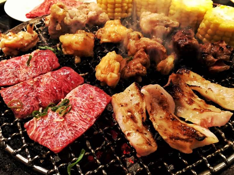 Japanese grill meat sale