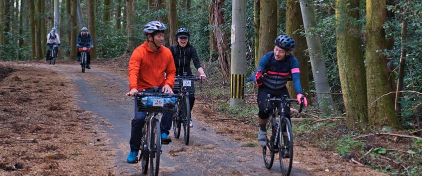 Cycling along Niorindo, a historical and cultural heritage route on the Kunisaki Peninsula