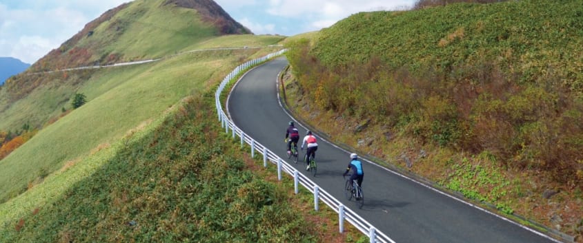 Cycle up Mt. Ishizuchi