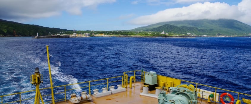 The “Super-Eco” boat back to Tokyo