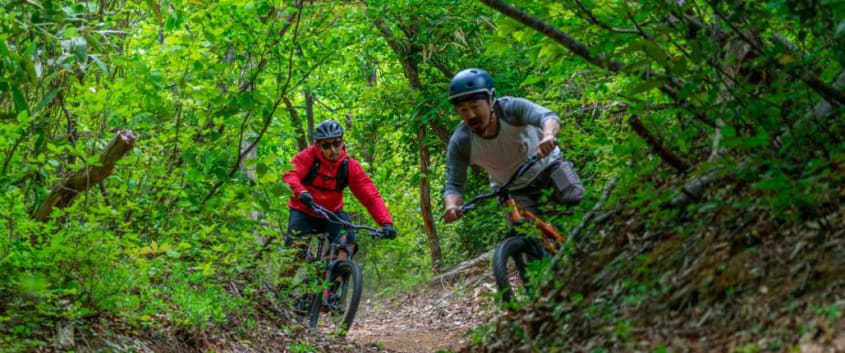 Cycling Down Mountains