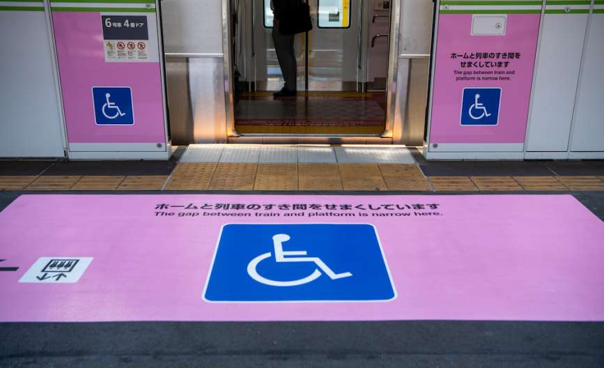 accessibilité PMR train japon